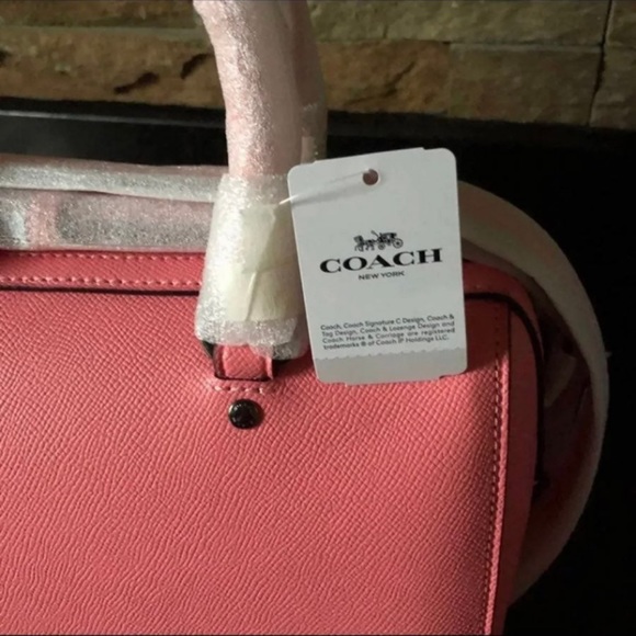 Coach Pink Lemonade Rowan Satchel - Picture 7 of 8